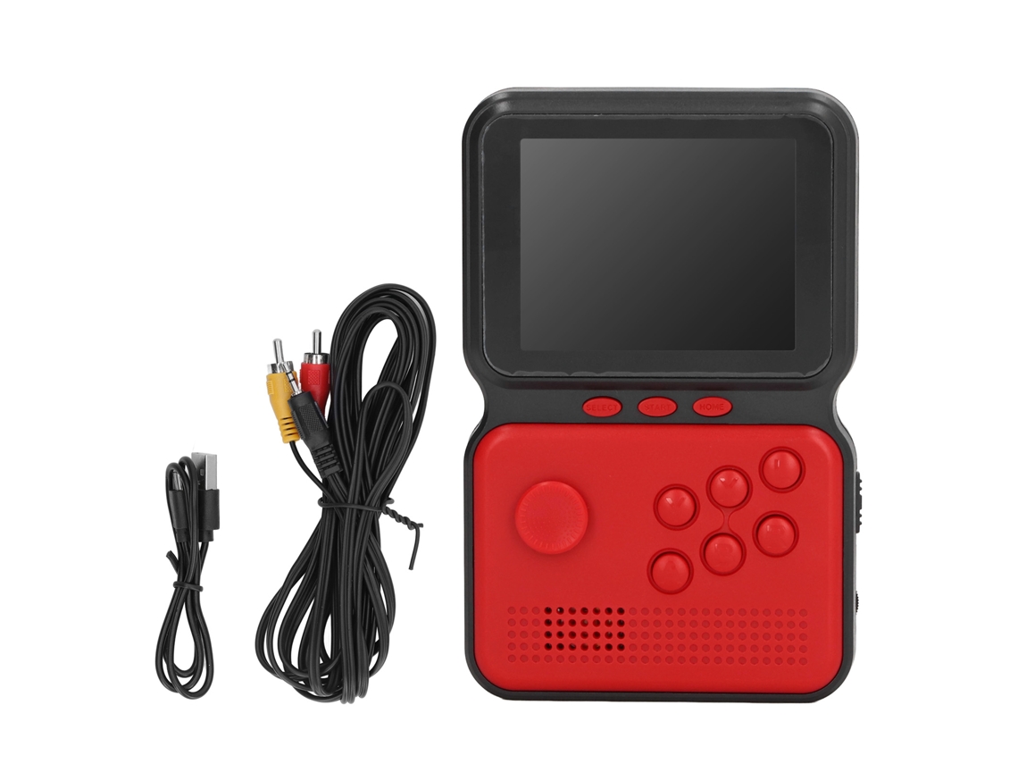 Ats console de Jogos Portátil M3 para Crianças Alivio de Estresse Leve com Cartão de Memória 4g Vermelho