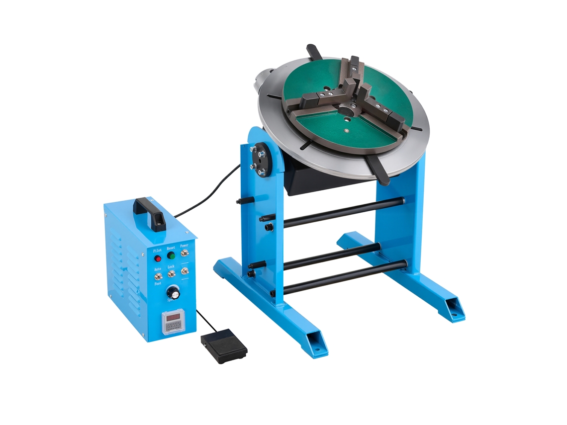 Mesa Giratória Posicionadora Para Soldadura Carga 200 Kg 45 Graus A 90 Graus Azul Vevor