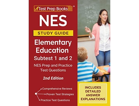 Livro NES Study Guide Elementary Education Subtest 1 and 2 de Tpb Publishing (Inglês)