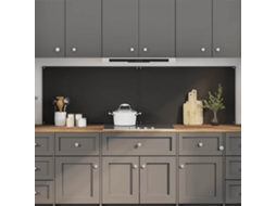 Vidaxl Painel De Cozinha 2 Pcs Preto 100 X 60 Cm Vidro Temperado