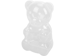 Recipiente Grande Em Formato De Urso Da Rizghwoy, Caixa De Doces Plástico Transparente, Tamanho Generoso, Ideal Para