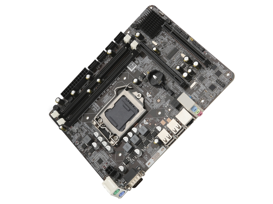 Placa-mãe De Computador Desktop P55 1156-pin Cpu 2x Ddr3 Usb2.0 Fonte De Alimentação De Estado Sólido