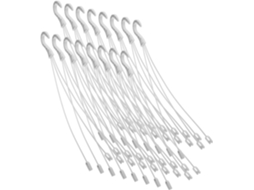 50 Ganchos de Plástico para Vasos de Flores, Práticos e Brancos, com Alta Capacidade de Carga, Ideais para Varandas e CHABERLU