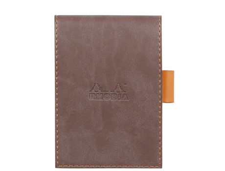 Bloco de Notas RHODIA Não. 12 84 X 130 Mm Forrado Azul Safira