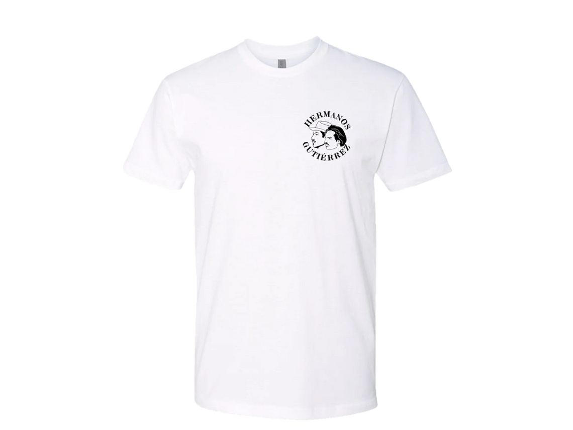 Hermanos Gutierrez Classic Logo White T ROCKINSTONE Size:m
