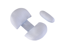 Lurelia Almofada Lombar Para Costas E Gestantes Ergonómico Portátil Lavável Azul