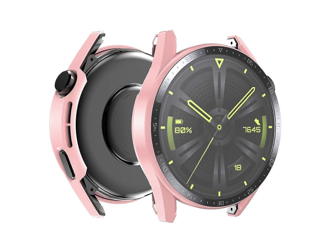 Capa fosca para Huawei Watch GT 3 46 mm, relógio inteligente com mostrador de vidro temperado e tela HD, design Ly Ebike