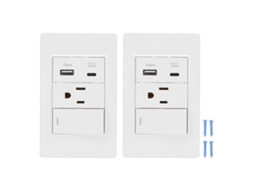 Tomada Americana 15a Com Usb E Interruptor De Controle | Laxiscreed