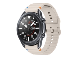 Bracelete Silicone Costurado com Padrão de Onda para Samsung Galaxy Watch 41mm Starlight XIAOMOYU