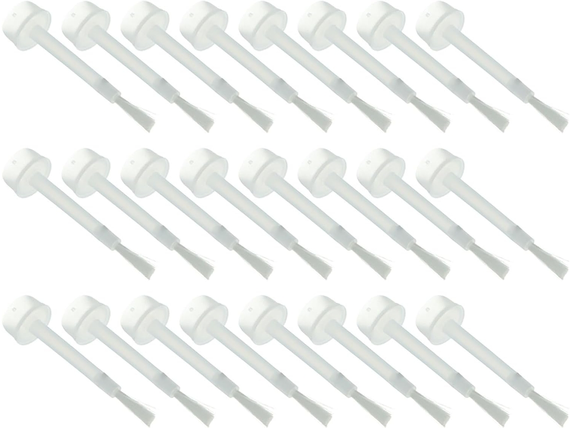 200 Pinça de Nylon Branca para Esmalte, Pinça de Reposição