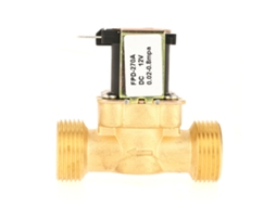 Válvula Solenóide Elétrica De Água Laxiscreed Dc 12v G3/4 Normalmente Fechada Em Latão