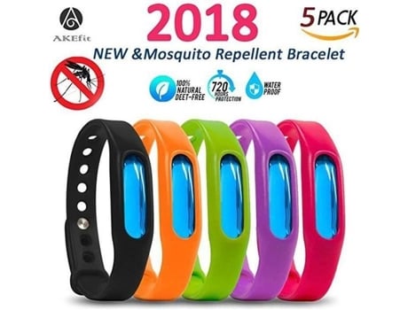 Pulseira repelente de mosquitos 5 unidades para crianças, adultos e animais de estimação - Repelente de insetos para viagens No50115 YWEI