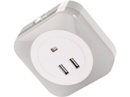 Luminária Noturna Usb Dupla Operitacx 0 6w Branca Para Quarto
