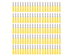 Conjunto de 100 Plugues Banana 4mm YURU com Conector de Solda