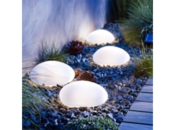 Conjunto De 4 Luminárias Solares Decorativas, Cor Branca Frio, Para Jardim, Pátio, Varanda, Caminhos E Paisagismo Exterior