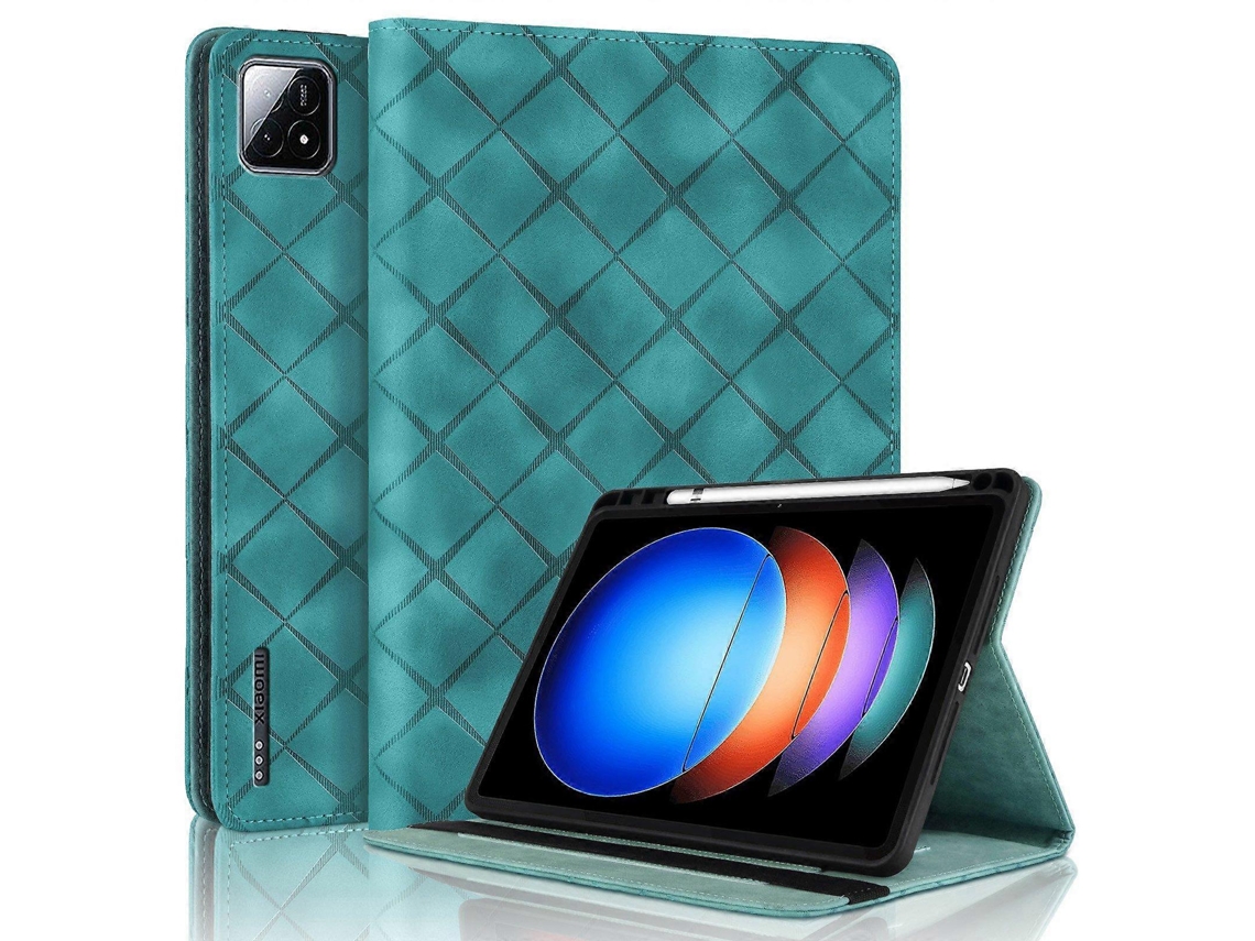 Capa de couro para tablet com relevo de diamante Webake
