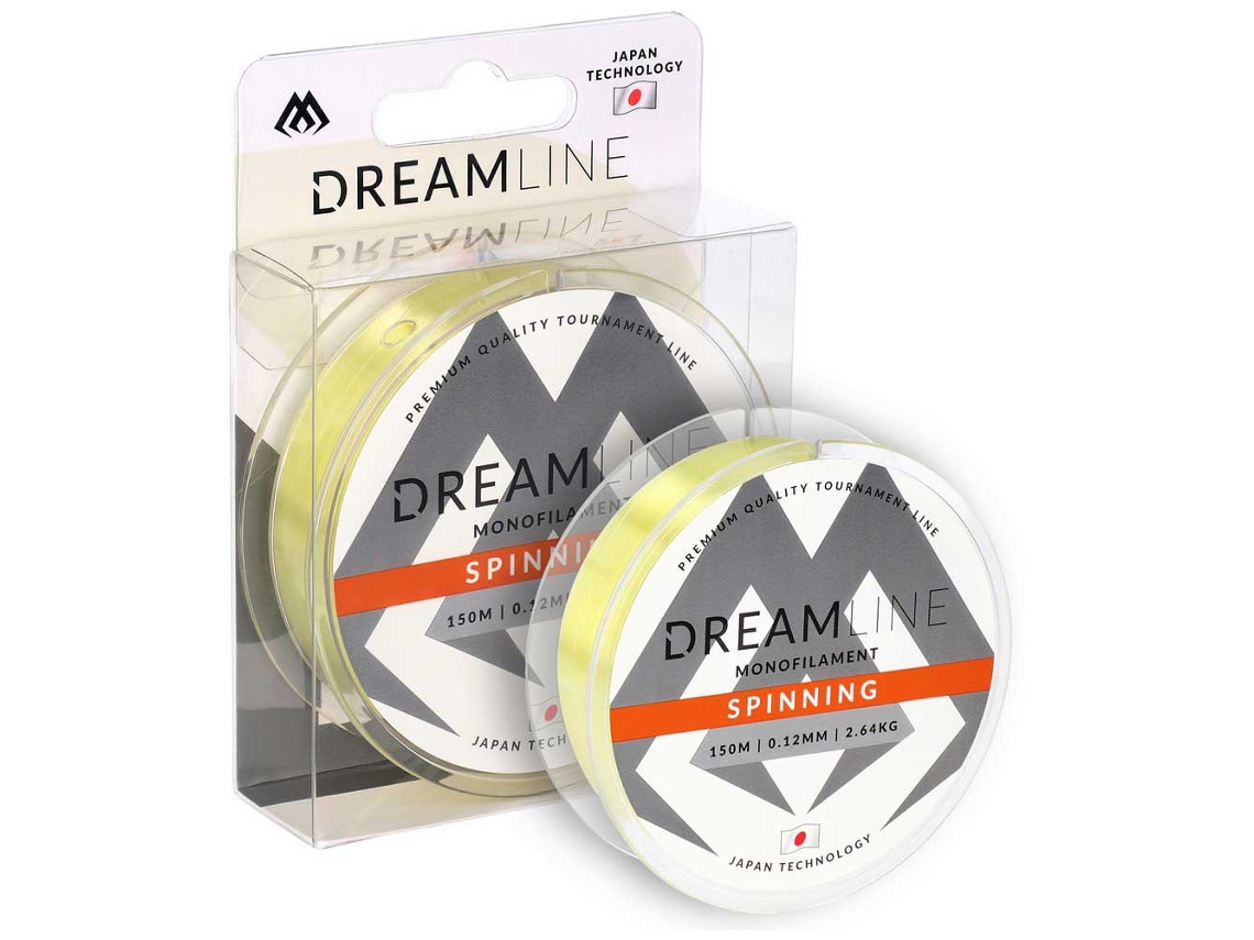 Monofilamento Dreamline Spinning 150 M Amarelo 0.260 Mmmikado