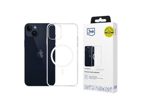 Capa De Proteção 3mk Tpu Para Apple Iphone 13 Magcase Transparente