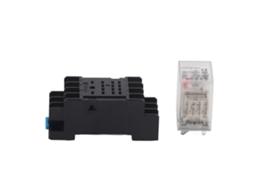 Relé Electromagnético Intermedio Mini com Base HH54P, para Oficinas