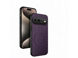Capa Magnética Texturizada Em Para Google Pixel 11 (roxo)