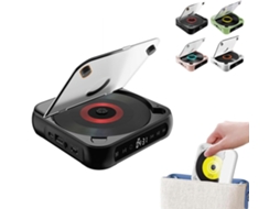 Leitor Cd Portátil Com Bluetooth, Bateria Recarregável, Som Hi-fi, De 2000mah, 5.3, Carregamento Tipo-c