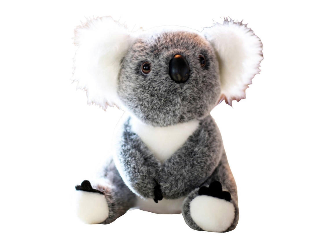 Pelúcia Koala Cinza 30cm, Macia, Ideal Para Presente E Decoração