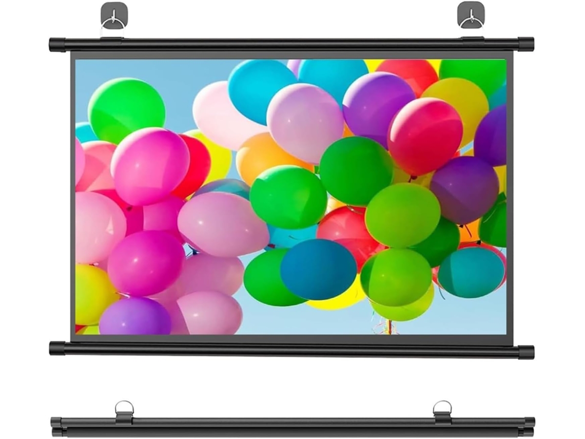 Tela de Projeção 40'' 4:3 Hd Portátil, para Uso Doméstico e Externo