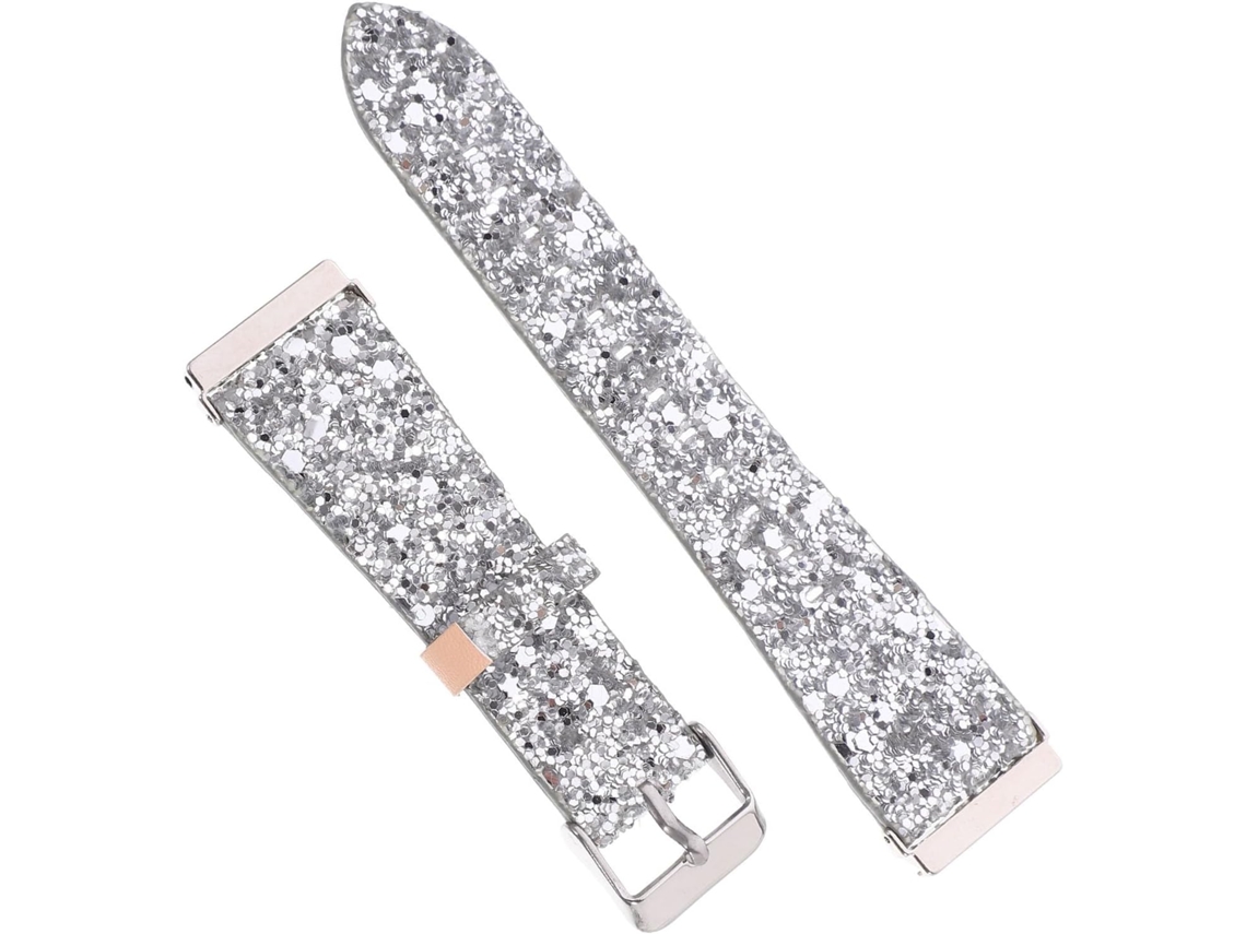 Pulseira Com Glitter Compatível Modelos De Smartwatch 45/46 Mm.