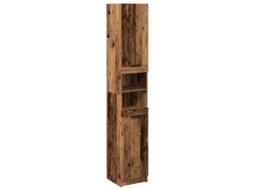 Bathroom Cabinet, Bathroom Cabinets Vidaxl Marrom Madeira Processada (n/a)