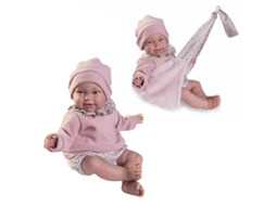 Minha Primeira Boneca Reborn Martina Baby Carrier 52 cm Antonio Juan