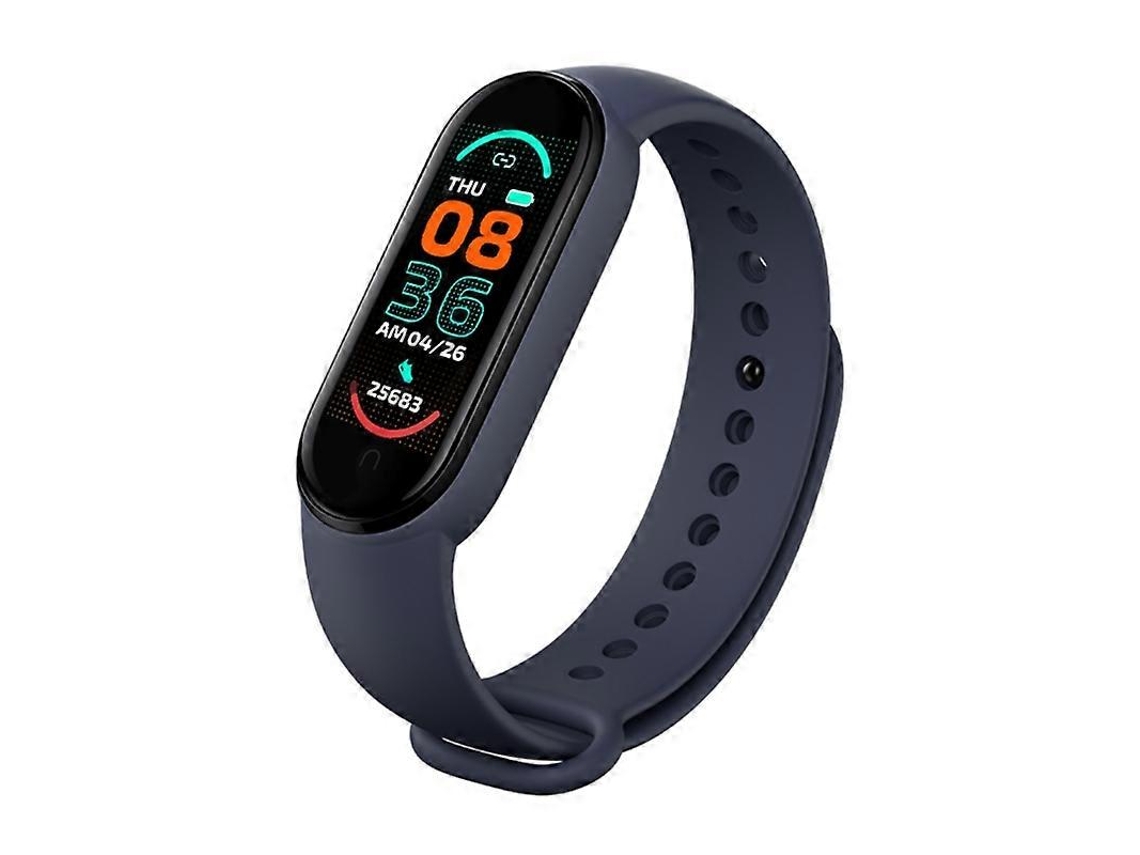 Pulseira Rastreadora De Condicionamento Físico M6 Com Monitor De Frequência Cardíaca E Pressão Arterial Ip67 Ly Ebike