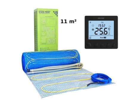 Kit De Aquecimento Elétrico Para Piso Radiante 11 M², 170 W/m² Termóstato W390, Grand Meyer