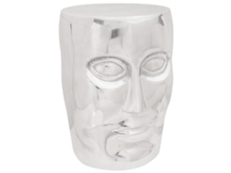 Banquinho De Estilo Escandinavo Vidaxl Silver Aluminium (33x33x45 Cm)