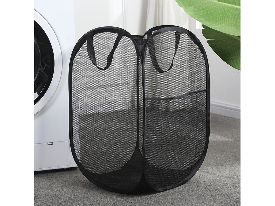 Cesto De Roupa Dobrável E Retrátil, Para Organizar E Guardar Roupa Suja De Forma Prática, Concebido Para A Função Indicada No Título