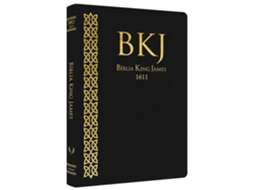 Livro Bíblia King James 1611 Slim Preta de Bv Books (Português)