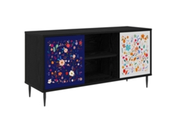 Vidaxl Gabinete Para Tv Mainz 102 X 33 X 51 Cm Carvalho Preto