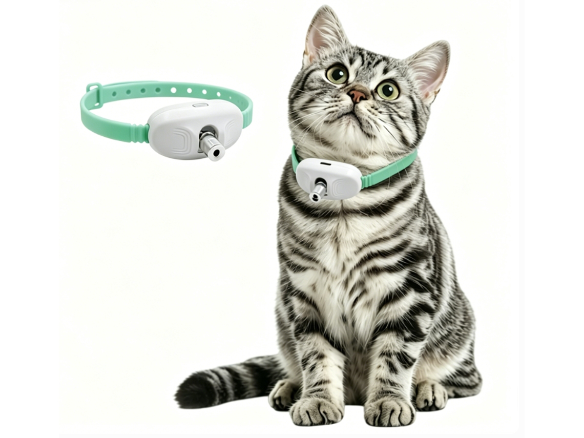 Colar Laser para Gatos Recarregável USB Ajustável 2 Modos | YANYXR