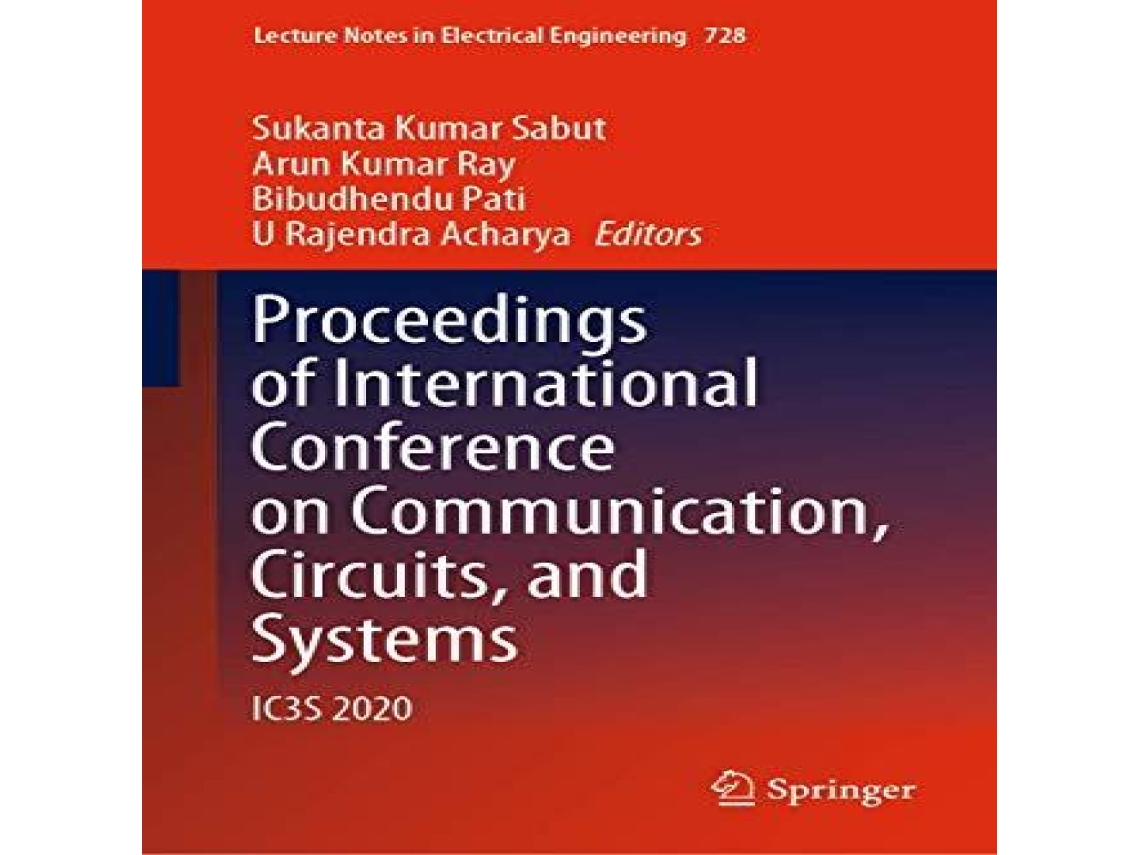 Livro Proceedings of International Conference on Communication Circuits and Systems IC3S 2020 de Springer Nature BV (Inglês)