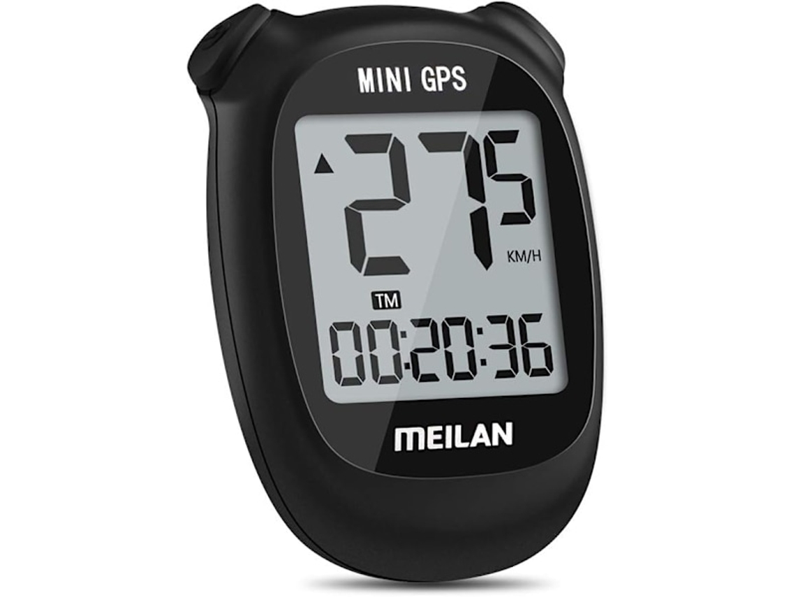 Ciclocomputador Gps, Lcd, Impermeável, Velocímetro, Odômetro, Ipx5, Preto