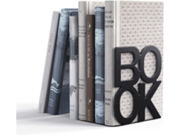 Suportes para Livros, Suportes Decorativos de Metal para Estante, Mesa, Livros, Design Exclusivo BRILVIBERA
