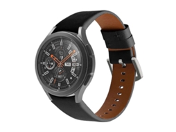 Pulseira De Couro Para Samsung Galaxy Watch4 40mm / 44mm