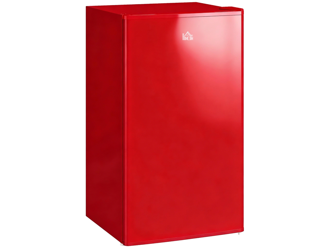 Mini Frigorífico 91l Metal E Plástico Cor Vermelho 47,5x44,2x84 Cm Homcom