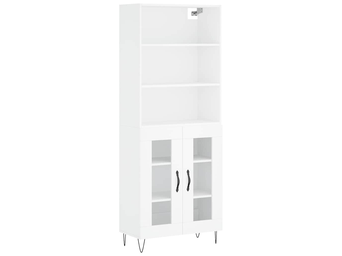 Armário Alto 69,5x34x180 Cm Derivados de Madeira Branco MAISON EXCLUSIVE