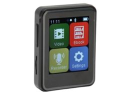 Leitor Mp3 Bluetooth Yizhood D2 1.8inch Cartão Tf 128gb (preto)