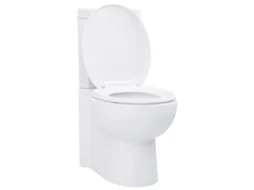 Vidaxl Sanita De Canto Cerâmica Branco