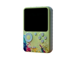 Gamepad Portátil 500 Em 1 Com Tela Lcd De 3 Polegadas, Console De Jogos Retrô Clássico 500, Suporte Para Conexão De Tv, Rosa Deslumbrante. Ly Ebike