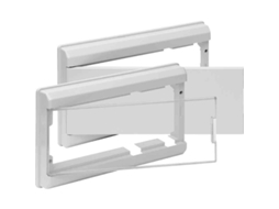 Moldura e Porta Branca SOLERA para Caixas Série Classic 5223B