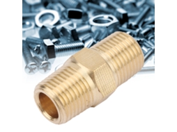 Adaptador De Conexión De Tubo De Latón Hembra Npt 60° Hexagonal (1/8 X 1/8)