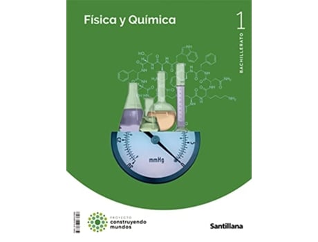 Livro Física Y Química 1bto Cm Cast Da Editorial Santillana De Mª Carmen Vidal Fernandez, Francisco Barradas Solas Et Al. (espanhol)