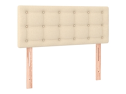 Cabeceira de Cama Tecido 90x5x78/88 Cm Creme MAISON EXCLUSIVE